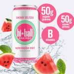 Hiball Energy Seltzer Water, Caffeinated Sparkling Water Made with Vitamin B12 and Vitamin B6, Sugar Free (8 pack of 16 Fl Oz), Grapefruit - Image 2